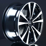 RIAL M12 DIAMOND BLACK POLISHED 8X19 i gruppen FLGAR / ALUMINIUMFLGAR hos Svenska Gummihuset AB (A191125L80M12POL666)