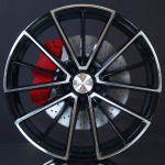 MONACO WHEELS FF1 BLACK POLISHED 8,5X19 i gruppen FLGAR / ALUMINIUMFLGAR hos Svenska Gummihuset AB (A191145M85FF1BLPL671)