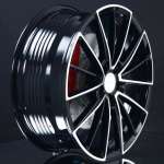 MONACO WHEELS FF1 BLACK POLISHED 8,5X19 i gruppen FLGAR / ALUMINIUMFLGAR hos Svenska Gummihuset AB (A191145M85FF1BLPL671)