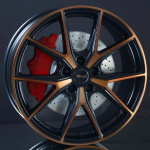BROCK B40 BLACK ORANGE MATT 8X19 i gruppen FLGAR / ALUMINIUMFLGAR hos Svenska Gummihuset AB (A191125H80BRB40BO571)