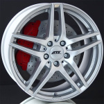 ATS MIZAR SILVER 6,5X17 i gruppen F�LGAR / ALUMINIUMF�LGAR hos Svenska Gummihuset AB (A171125H65ATSMIZSIL665)