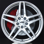 ATS MIZAR SILVER 6,5X17 i gruppen F�LGAR / ALUMINIUMF�LGAR hos Svenska Gummihuset AB (A171125H65ATSMIZSIL665)