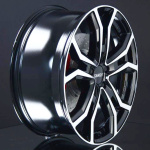 DEZENT TV BLACK/POLISHED DEMO 6,5X17 i gruppen F�LGAR / ALUMINIUMF�LGAR hos Svenska Gummihuset AB (A171205H65DEZTVBP651DE)