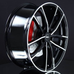 BROCK B38 BLACK/POLISH 8X18 i gruppen FLGAR / ALUMINIUMFLGAR hos Svenska Gummihuset AB (A181005M80BROB38634)