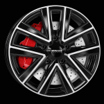 MONACO WHEELS VT2 BLACK/POLISH 7X17 i gruppen F�LGAR / ALUMINIUMF�LGAR hos Svenska Gummihuset AB (A171085H7MWVT2BP651)