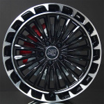 MSW 32 GLOSS BLACK/POLISHED 8X19 i gruppen F�LGAR / ALUMINIUMF�LGAR hos Svenska Gummihuset AB (A191125M80M80MSW32BP731)