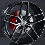R-SERIES R8 GLOSS TINTED BLACK 8,5X19 i gruppen FLGAR / ALUMINIUMFLGAR hos Svenska Gummihuset AB (A191125H85R8BLTI666)