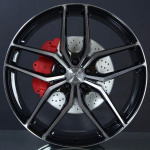 R-SERIES R8 GLOSS TINTED BLACK 8,5X19 i gruppen FLGAR / ALUMINIUMFLGAR hos Svenska Gummihuset AB (A191125H85R8BLTI666)