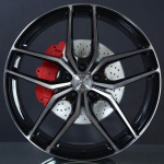 R-SERIES R8 GLOSS TINTED BLACK 8,5X19 i gruppen FLGAR / ALUMINIUMFLGAR hos Svenska Gummihuset AB (A191085H85R8BLTI634)