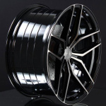 R-SERIES R8 GLOSS TINTED BLACK 8,5X19 i gruppen FLGAR / ALUMINIUMFLGAR hos Svenska Gummihuset AB (A191125H85R8BLTI666)