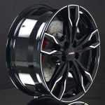 IT Wheels Gina Black / Polished 8X18 i gruppen F�LGAR / ALUMINIUMF�LGAR hos Svenska Gummihuset AB (A181125H8ITWGIBP571)