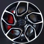 MAK EXPRESS BLACK/POLISHED 6,5X16 i gruppen FLGAR / ALUMINIUMFLGAR hos Svenska Gummihuset AB (A161185H65MAKEZBP711)