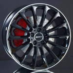 GMP STELLAR BLACK DIAMOND LIP 9,5X19 i gruppen FLGAR / ALUMINIUMFLGAR hos Svenska Gummihuset AB (A191125H95STELLBLLI666)