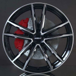 DEZENT KF DARK BLACK/POLISHED 6,5X17 i gruppen FLGAR / ALUMINIUMFLGAR hos Svenska Gummihuset AB (A171005M65DEZKFBLP571)