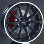 DOTZ SONOMA DARK BLACK MATT/POLISHED LIP 8,5X20 i gruppen FLGAR / ALUMINIUMFLGAR hos Svenska Gummihuset AB (A201145H85DOSONBMP716)