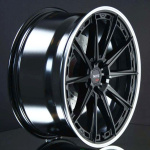 DOTZ SONOMA DARK BLACK MATT/POLISHED LIP 8,5X20 i gruppen FLGAR / ALUMINIUMFLGAR hos Svenska Gummihuset AB (A201145H85DOSONBMP716)