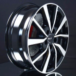 MAK PANORAMA BLACK/POLISHED 6,5X17 i gruppen FLGAR / ALUMINIUMFLGAR hos Svenska Gummihuset AB (A171125M65MAKPAN666)