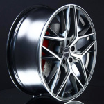GMP LUNICA MATT ANTHRACITE DIAMOND 7,5X18 i gruppen FLGAR / ALUMINIUMFLGAR hos Svenska Gummihuset AB (A181145M75GMPLUNAD731)