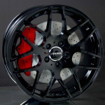 Monaco Wheels Sport Gloss Black 8X18 i gruppen F�LGAR / ALUMINIUMF�LGAR hos Svenska Gummihuset AB (A181205H80MOSPOGB726)