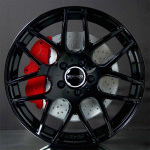 Monaco Wheels Sport Gloss Black 8X18 i gruppen F�LGAR / ALUMINIUMF�LGAR hos Svenska Gummihuset AB (A181205H80MOSPOGB726)