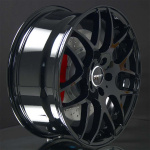 Monaco Wheels Sport Gloss Black 8X18 i gruppen F�LGAR / ALUMINIUMF�LGAR hos Svenska Gummihuset AB (A181205H80MOSPOGB726)