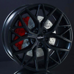 CARMANI LUDWIG BLACK MATT DEMO 6.5X16 i gruppen FLGAR / ALUMINIUMFLGAR hos Svenska Gummihuset AB (A161085H65CALUDMB726DE)