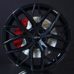 CARMANI LUDWIG BLACK MATT DEMO 6.5X16 i gruppen FLGAR / ALUMINIUMFLGAR hos Svenska Gummihuset AB (A161085H65CALUDMB726DE)