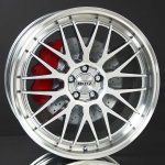 DOTZ Bilbao Blaze Silver/Polished Lip 7X17 i gruppen F�LGAR / ALUMINIUMF�LGAR hos Svenska Gummihuset AB (A171084M70DOBILBSP651)