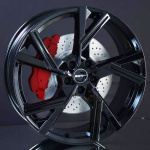 GMP ANGEL GLOSSY BLACK 7.5X18 i gruppen F�LGAR / ALUMINIUMF�LGAR hos Svenska Gummihuset AB (A181005H75GMPANGB571)