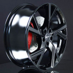 GMP ANGEL GLOSSY BLACK 7.5X18 i gruppen F�LGAR / ALUMINIUMF�LGAR hos Svenska Gummihuset AB (A181005H75GMPANGB571)