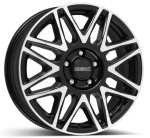 DEZENT KH DARK BLACK/POLISHED 7,5X18 i gruppen FLGAR / ALUMINIUMFLGAR hos Svenska Gummihuset AB (A181206H75DEZKHBP746)