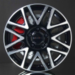 DEZENT KH DARK BLACK/POLISHED 7X17 i gruppen FLGAR / ALUMINIUMFLGAR hos Svenska Gummihuset AB (A171305H70DEZKHBP781)