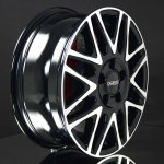 DEZENT KH DARK BLACK/POLISHED 7X17 i gruppen FLGAR / ALUMINIUMFLGAR hos Svenska Gummihuset AB (A171305H70DEZKHBP781)