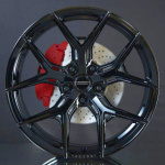 VOSSEN HF-5 GLOSS BLACK 9X22 i gruppen FLGAR / ALUMINIUMFLGAR hos Svenska Gummihuset AB (A221205M90726VOHF5)