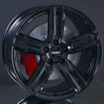 DEZENT KG BLACK BLACK 8,5X19 i gruppen FLGAR / ALUMINIUMFLGAR hos Svenska Gummihuset AB (A191305H85DEZKGBL666)
