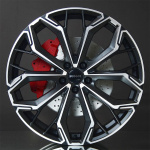 MONACO WHEELS GPC17 DULL BLACK/POLISHED 8X19 i gruppen FLGAR / ALUMINIUMFLGAR hos Svenska Gummihuset AB (A191085H80GPC17DBP671)