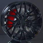 MONACO WHEELS FF2 GLOSS BLACK 8X18 i gruppen FLGAR / ALUMINIUMFLGAR hos Svenska Gummihuset AB (A181145M80FF2GLBL671)