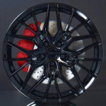 MONACO WHEELS FF2 GLOSS BLACK 8X18 i gruppen FLGAR / ALUMINIUMFLGAR hos Svenska Gummihuset AB (A181145M80FF2GLBL671)