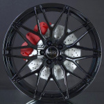 DOTZ SUZUKA BLACK 9,5X19 i gruppen FLGAR / ALUMINIUMFLGAR hos Svenska Gummihuset AB (A191125H95SUZBL701)